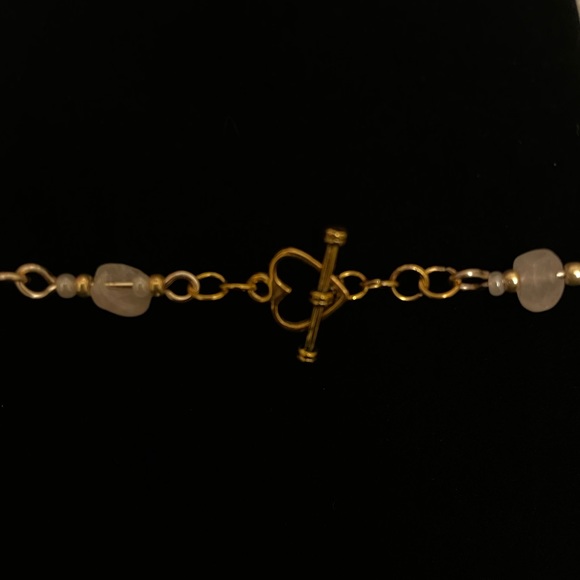 1/20/23*** - 3 for $21 wire wrapped rose quartz beaded necklace - Picture 2 of 4